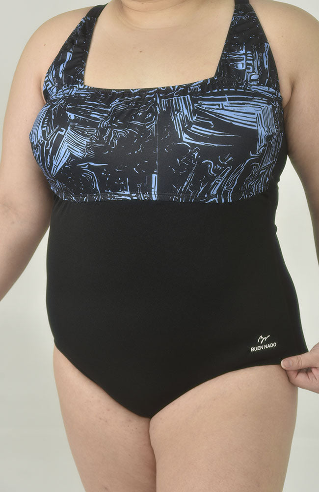 Argentina-Inspired Print One-Piece
