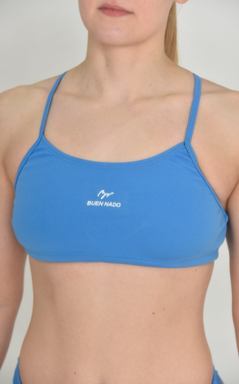 Buen Nado 3210 — Thin-Strap Solid Swim Top